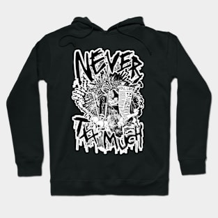 13XD XMY "NEVER TXX MUCH" (HEATHER) Hoodie